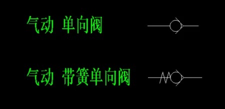 单向阀的符号